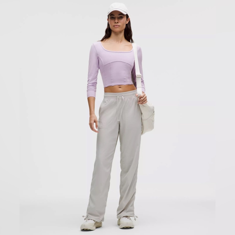 NWT Lululemon Waist-Seamed Nulu Long-Sleeve Shirt - Lilac Ether - 6 - Picture 2 of 12